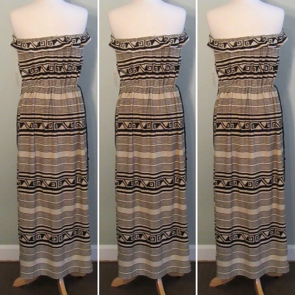 Free People New Romantics Woven Beach CoverUp Top Dress Elastic Halter Boho - Picture 7 of 8